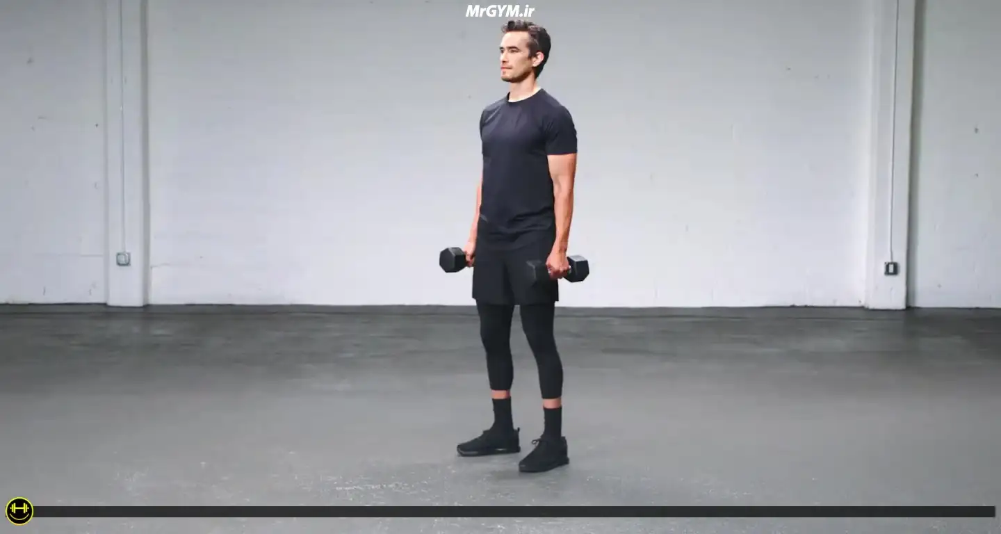 جلو بازو نو مانی با دمبل